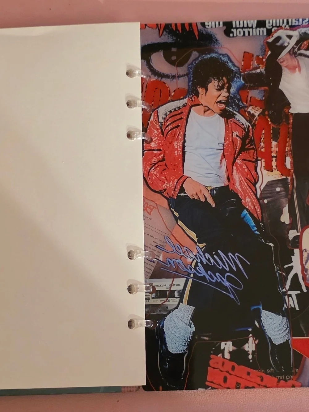 Michael Jackson Acrylic Shaker A5 Notebook